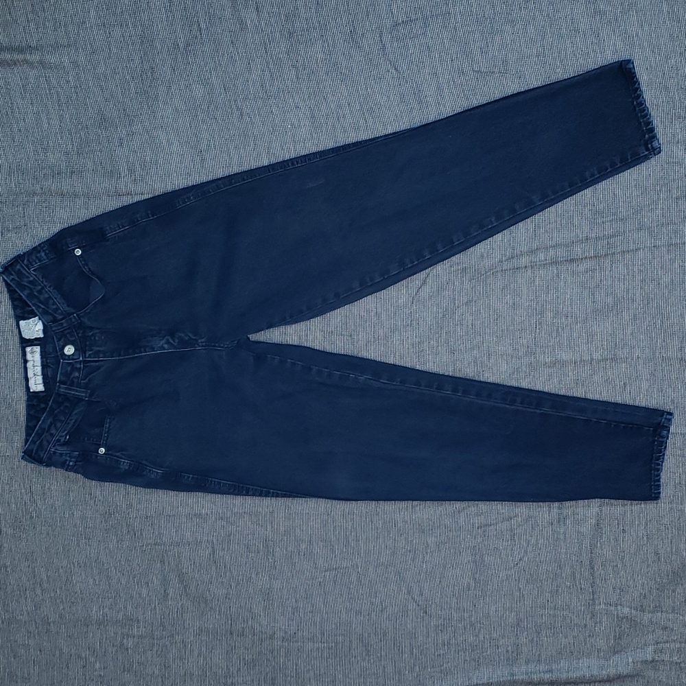 Vintage Gloria Vanderbilt Dark Blue Wash Denim Woman Size 10